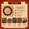 Yao Chi He Xiang Zhu Bracelet | Handmade Chinese Herbal Aroma Beads for Relaxation & Restful Sleep